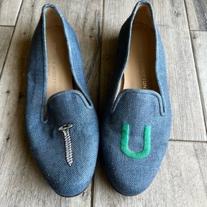 Stubbs & Wootton women’s slippers linen